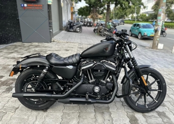 HARLEY_DAVIDSON_Sportster_iron_883cc ABS Độ Dáng Bobber ( HD 883 bản Nhập Mỹ ) Màu Đen và xám xi măng , HQCN Date 2015 và 2019 chính chủ