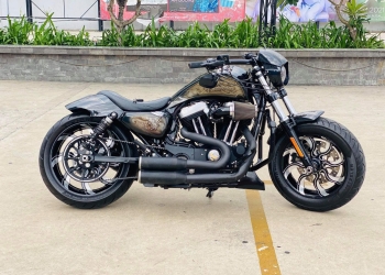 HARLEY_DAVIDSON_Sportster_Forty_Eight_1200cc_ABS ( HD 48 ) Độ Bánh Béo 200 , Màu Đen , HQCN Date 2020 Chính Chủ