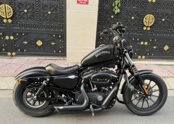 HARLEY_DAVIDSON_Sportster_iron_883cc ABS Độ Dáng Bobber  vàng đỏ , HQCN Date 2015 đăng ký 2016 chính chủ