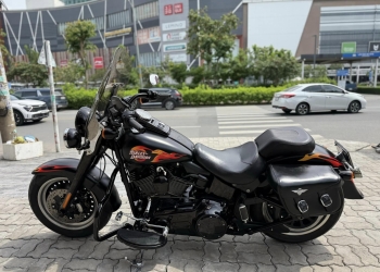 HARLEY_DAVIDSON_Fat_Boy_S 110ci 1801cc ABS Date 2016 , Màu Đen mờ , HQCN chính chủ