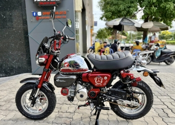 HONDA_MonKey_125 Nhập Thái , Màu Crom Đỏ Đen , odo 770 km , HQCN 2022 Đăng ký 2023 chính chủ